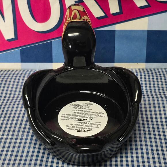 BBW Toucan Bird Gold & Black Large 3 Wick Candle Holder Pedestal Home Decor - Picture 2 of 4